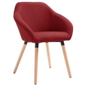 Wine red fabric dining chair by vidaXL, dining chairs - Ref: Foro24-283457, Price: 86,08 €, Discount: %