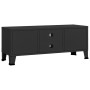 Industrial black metal TV cabinet 105x35x42 cm by vidaXL, TV Furniture - Ref: Foro24-339618, Price: 110,41 €, Discount: %