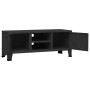 Industrial black metal TV cabinet 105x35x42 cm by vidaXL, TV Furniture - Ref: Foro24-339618, Price: 110,41 €, Discount: %