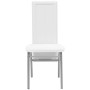 Sillas de comedor 4 unidades cuero sintético blanco de vidaXL, Sillas de comedor - Ref: Foro24-242921, Precio: 185,07 €, Desc...