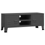 Industrial anthracite metal TV cabinet 105x35x42 cm by vidaXL, TV Furniture - Ref: Foro24-339620, Price: 106,09 €, Discount: %