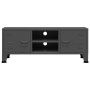 Industrial anthracite metal TV cabinet 105x35x42 cm by vidaXL, TV Furniture - Ref: Foro24-339620, Price: 106,09 €, Discount: %