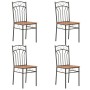 Dining chairs 4 units brown MDF by vidaXL, dining chairs - Ref: Foro24-281398, Price: 107,35 €, Discount: %