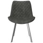 Dining chairs 2 units gray artificial suede leather by vidaXL, dining chairs - Ref: Foro24-282561, Price: 122,95 €, Discount: %