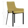 Dining chairs 2 units yellow fabric by vidaXL, dining chairs - Ref: Foro24-282596, Price: 116,99 €, Discount: %