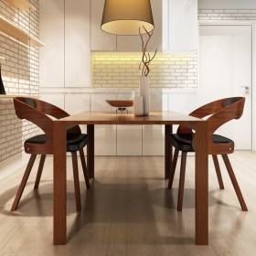 Dining chairs 2 units brown synthetic leather by vidaXL, dining chairs - Ref: Foro24-240706, Price: 291,99 €, Discount: %