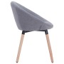 Light gray fabric dining chair by vidaXL, dining chairs - Ref: Foro24-283429, Price: 90,85 €, Discount: %