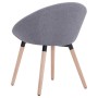 Light gray fabric dining chair by vidaXL, dining chairs - Ref: Foro24-283429, Price: 90,85 €, Discount: %