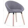 Light gray fabric dining chair by vidaXL, dining chairs - Ref: Foro24-283429, Price: 90,85 €, Discount: %