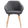 Dark gray fabric dining chair by vidaXL, dining chairs - Ref: Foro24-283450, Price: 113,59 €, Discount: %