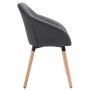 Dark gray fabric dining chair by vidaXL, dining chairs - Ref: Foro24-283450, Price: 113,59 €, Discount: %