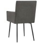 Sillas de comedor con reposabrazos 2 unidades tela gris topo de vidaXL, Sillas de comedor - Ref: Foro24-281849, Precio: 157,8...