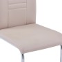 Sillas de comedor voladiza 2 uds cuero sintético capuchino de vidaXL, Sillas de comedor - Ref: Foro24-281731, Precio: 122,99 ...