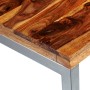 Mesa de comedor con patas de acero y madera maciza de sheesham de vidaXL, Mesas de cocina y de comedor - Ref: Foro24-242126, ...