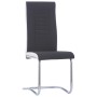 Cantilever dining chairs 2 units black fabric by vidaXL, dining chairs - Ref: Foro24-281745, Price: 135,19 €, Discount: %