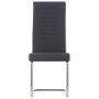 Cantilever dining chairs 2 units black fabric by vidaXL, dining chairs - Ref: Foro24-281745, Price: 135,19 €, Discount: %