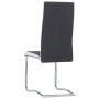 Sillas de comedor voladizas 2 unidades tela negra de vidaXL, Sillas de comedor - Ref: Foro24-281745, Precio: 135,99 €, Descue...