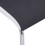 Cantilever dining chairs 2 units black fabric by vidaXL, dining chairs - Ref: Foro24-281745, Price: 135,19 €, Discount: %