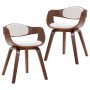 Dining chairs 2 units curved wood and synthetic leather by vidaXL, dining chairs - Ref: Foro24-287386, Price: 287,93 €, Disco...