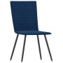 Sillas de comedor 2 unidades terciopelo azul de vidaXL, Sillas de comedor - Ref: Foro24-287804, Precio: 93,73 €, Descuento: %