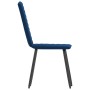 Sillas de comedor 2 unidades terciopelo azul de vidaXL, Sillas de comedor - Ref: Foro24-287804, Precio: 93,73 €, Descuento: %