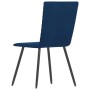 Sillas de comedor 2 unidades terciopelo azul de vidaXL, Sillas de comedor - Ref: Foro24-287804, Precio: 93,73 €, Descuento: %