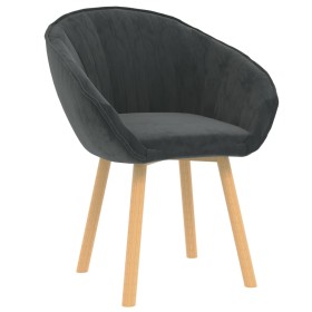 Dark Gray Velvet Dining Chair by vidaXL, dining chairs - Ref: Foro24-289551, Price: 91,39 €, Discount: %