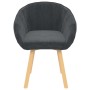 Dark Gray Velvet Dining Chair by vidaXL, dining chairs - Ref: Foro24-289551, Price: 91,21 €, Discount: %