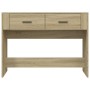 Oak Sonoma plywood console table 100x39x75 cm by vidaXL, Tables - Ref: Foro24-816779, Price: 73,99 €, Discount: %