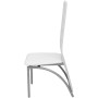 Dining chairs 4 units white synthetic leather by vidaXL, dining chairs - Ref: Foro24-243647, Price: 194,43 €, Discount: %