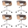 Drehbare Esszimmerstühle 4 Einheiten taupe Stoff von vidaXL, Essstühle - Ref: Foro24-3054888, Preis: 630,35 €, Rabatt: %