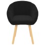 Black Velvet Dining Chair by vidaXL, dining chairs - Ref: Foro24-289451, Price: 153,89 €, Discount: %