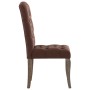 Dining chairs 2 pcs brown linen effect fabric by vidaXL, dining chairs - Ref: Foro24-287947, Price: 254,12 €, Discount: %