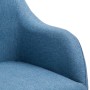 Dining chairs 4 units of blue fabric by vidaXL, dining chairs - Ref: Foro24-3056708, Price: 361,98 €, Discount: %