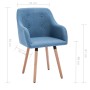 Dining chairs 4 units of blue fabric by vidaXL, dining chairs - Ref: Foro24-3056708, Price: 361,98 €, Discount: %