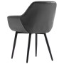 Gray Faux Leather Dining Chair by vidaXL, dining chairs - Ref: Foro24-289483, Price: 163,99 €, Discount: %