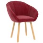 Wine red velvet dining chair by vidaXL, dining chairs - Ref: Foro24-289450, Price: 109,05 €, Discount: %