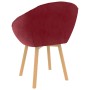 Wine red velvet dining chair by vidaXL, dining chairs - Ref: Foro24-289450, Price: 109,05 €, Discount: %