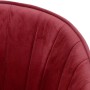 Wine red velvet dining chair by vidaXL, dining chairs - Ref: Foro24-289450, Price: 109,05 €, Discount: %