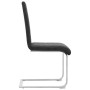 Cantilever dining chairs 2 units black synthetic leather by vidaXL, dining chairs - Ref: Foro24-282907, Price: 165,79 €, Disc...