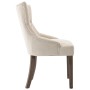 Dining chairs, 2 units, beige fabric by vidaXL, dining chairs - Ref: Foro24-287945, Price: 312,02 €, Discount: %