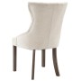 Sillas de comedor 2 unidades de tela beige de vidaXL, Sillas de comedor - Ref: Foro24-287945, Precio: 312,02 €, Descuento: %