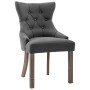 Dining chairs 6 units gray fabric by vidaXL, dining chairs - Ref: Foro24-3058306, Price: 857,99 €, Discount: %