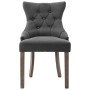 Dining chairs 6 units gray fabric by vidaXL, dining chairs - Ref: Foro24-3058306, Price: 857,99 €, Discount: %