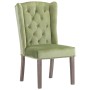 Silla de comedor de terciopelo verde claro de vidaXL, Sillas de comedor - Ref: Foro24-287953, Precio: 186,47 €, Descuento: %