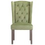 Silla de comedor de terciopelo verde claro de vidaXL, Sillas de comedor - Ref: Foro24-287953, Precio: 186,47 €, Descuento: %