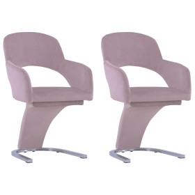 Esszimmerstühle 2 Einheiten rosa Samt von vidaXL, Essstühle - Ref: Foro24-287779, Preis: 220,99 €, Rabatt: %