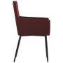 Dining chairs with armrests 2 units wine red fabric by vidaXL, dining chairs - Ref: Foro24-281848, Price: 146,49 €, Discount: %