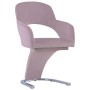 Sillas de comedor 2 unidades terciopelo rosa de vidaXL, Sillas de comedor - Ref: Foro24-287779, Precio: 220,43 €, Descuento: %