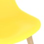 Dining chairs 4 units yellow plastic by vidaXL, dining chairs - Ref: Foro24-289117, Price: 141,64 €, Discount: %